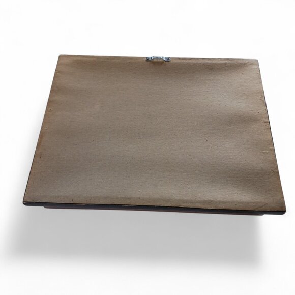 Vintage MCM Feather Art Shadow Box  3D Art Pastel Birds Artisan Handcrafted - Picture 8 of 15